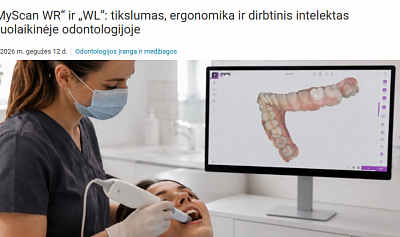 Intraoraliniai skeneriai MyScan WR ir WL